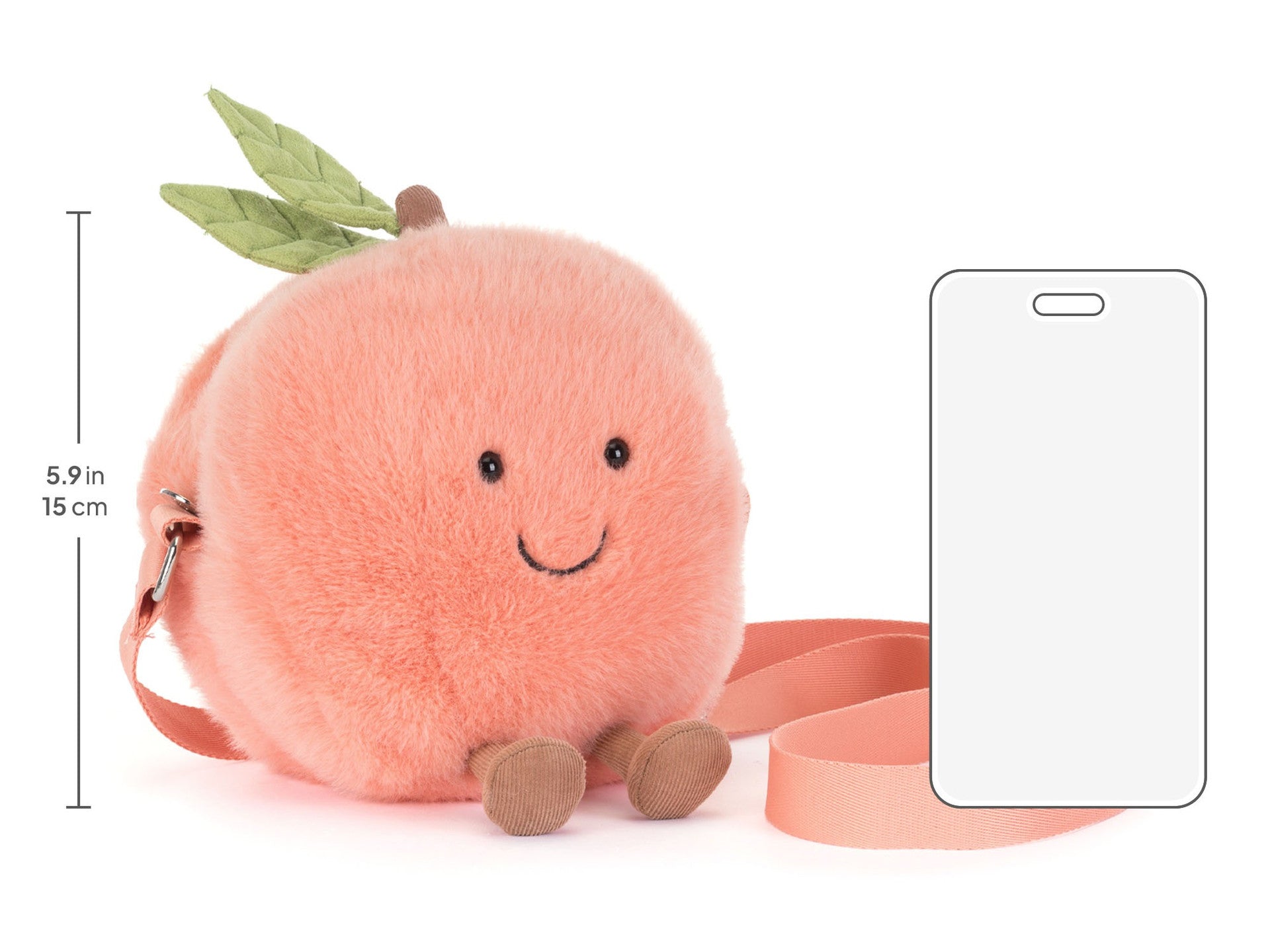 Sac Amuseables Peach One Size JELLYCAT
