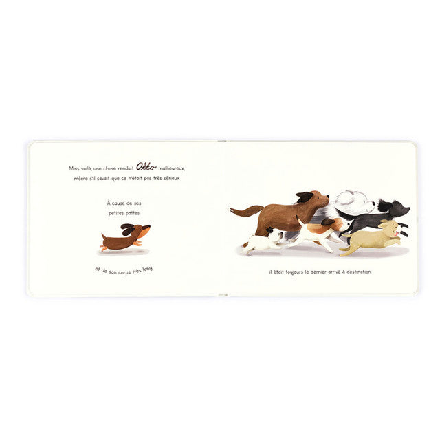 Otto Le Petit Chien Saucisse Livre One Size JELLYCAT