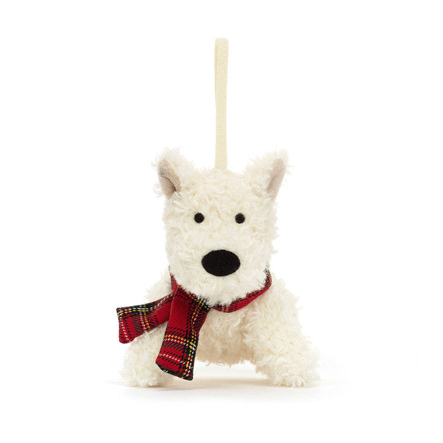 Munro Scottie Dog Decoration One Size JELLYCAT