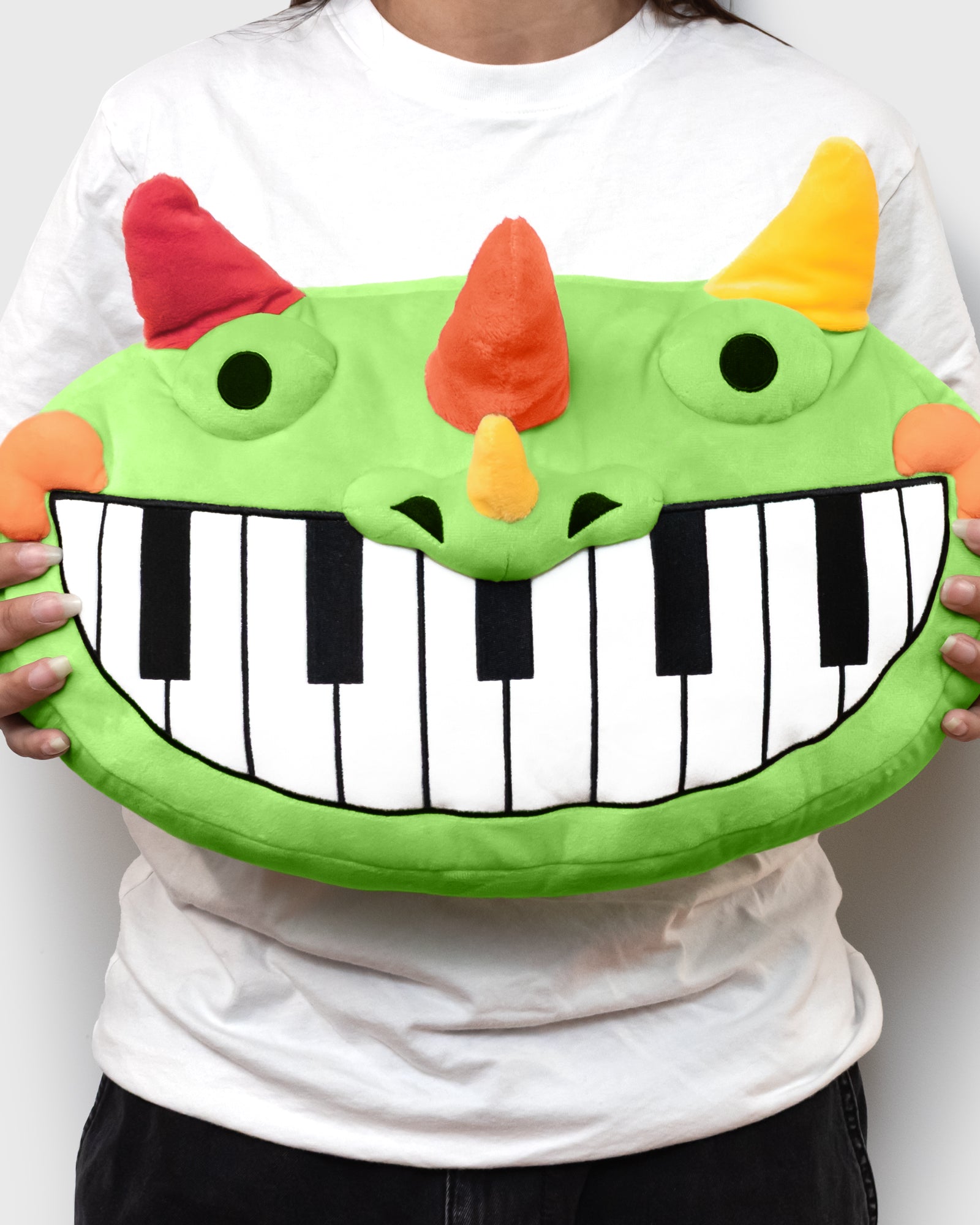 Interactive Pianosaurus Plush Pillow (Pre-Order)